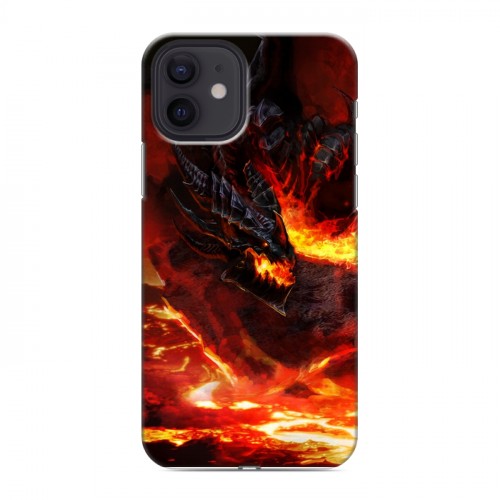 Дизайнерский силиконовый чехол для Iphone 12 World of warcraft