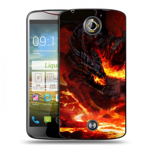 Дизайнерский пластиковый чехол для Acer Liquid S2 World of warcraft