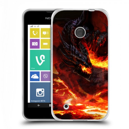 Дизайнерский пластиковый чехол для Nokia Lumia 530 World of warcraft