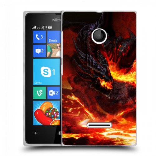 Дизайнерский пластиковый чехол для Microsoft Lumia 435 World of warcraft