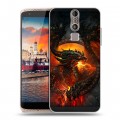 Дизайнерский пластиковый чехол для ZTE Axon Mini World of warcraft