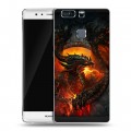 Дизайнерский пластиковый чехол для Huawei P9 Plus World of warcraft