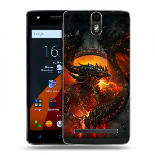 Дизайнерский силиконовый чехол для Wileyfox Storm World of warcraft