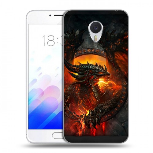 Дизайнерский пластиковый чехол для Meizu M3E World of warcraft