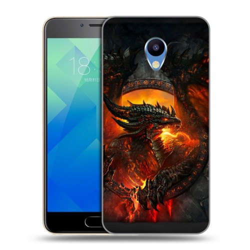 Дизайнерский пластиковый чехол для Meizu M5 World of warcraft