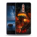 Дизайнерский пластиковый чехол для Nokia 8 World of warcraft