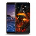 Дизайнерский пластиковый чехол для Nokia 7 Plus World of warcraft