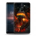 Дизайнерский пластиковый чехол для Nokia 8 Sirocco World of warcraft