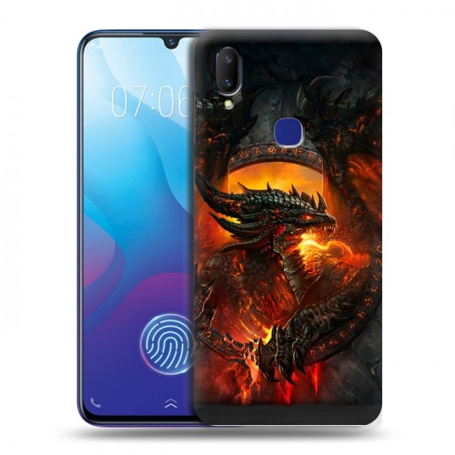 Дизайнерский пластиковый чехол для Vivo V11i World of warcraft