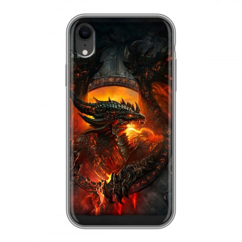 Дизайнерский пластиковый чехол для Iphone Xr World of warcraft