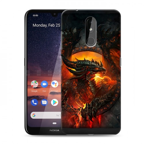 Дизайнерский силиконовый чехол для Nokia 3.2 World of warcraft