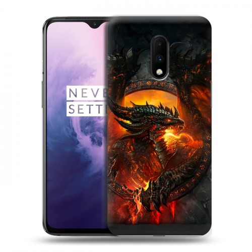 Дизайнерский пластиковый чехол для OnePlus 7 World of warcraft