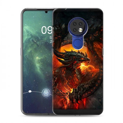 Дизайнерский силиконовый чехол для Nokia 6.2 World of warcraft