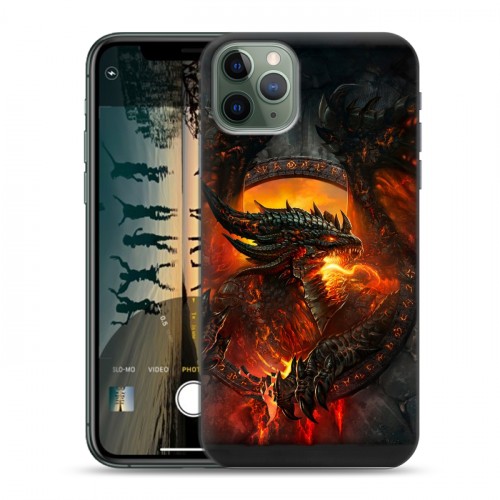 Дизайнерский пластиковый чехол для Iphone 11 Pro World of warcraft