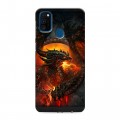 Дизайнерский силиконовый чехол для Samsung Galaxy M30s World of warcraft