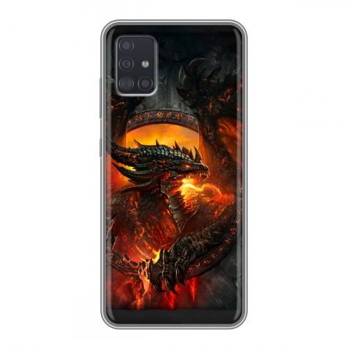 Дизайнерский силиконовый чехол для Samsung Galaxy A51 World of warcraft