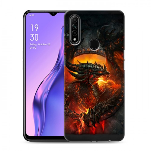 Дизайнерский силиконовый с усиленными углами чехол для OPPO A31 World of warcraft