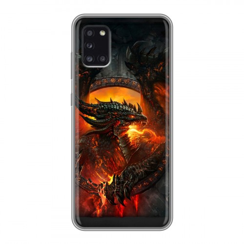 Дизайнерский силиконовый чехол для Samsung Galaxy A31 World of warcraft