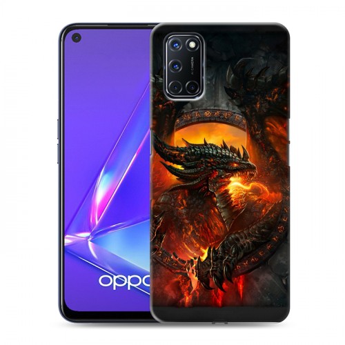 Дизайнерский пластиковый чехол для OPPO A52 World of warcraft