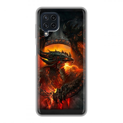 Дизайнерский силиконовый чехол для Samsung Galaxy A22 World of warcraft