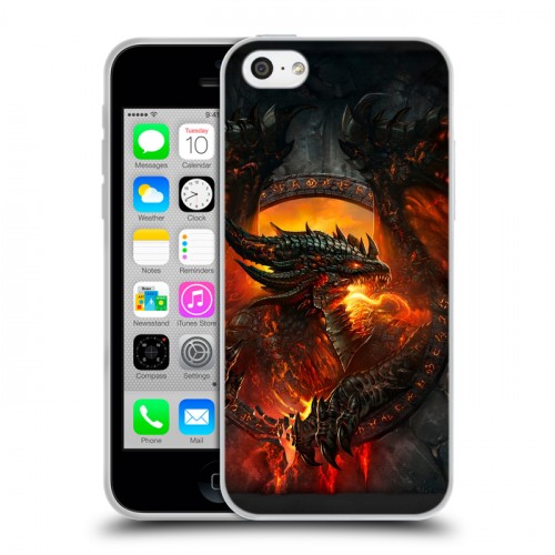 Дизайнерский пластиковый чехол для Iphone 5c World of warcraft