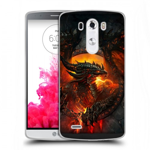 Дизайнерский пластиковый чехол для LG G3 (Dual-LTE) World of warcraft