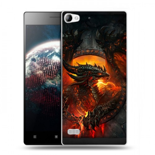 Дизайнерский пластиковый чехол для Lenovo Vibe X2 World of warcraft