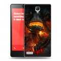 Дизайнерский пластиковый чехол для Xiaomi RedMi Note World of warcraft