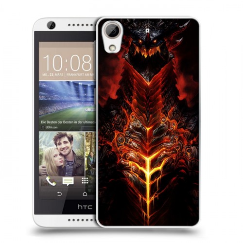 Дизайнерский силиконовый чехол для HTC Desire 626 World of warcraft