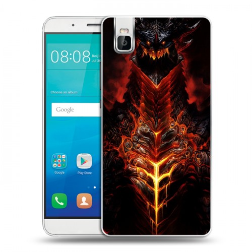 Дизайнерский пластиковый чехол для Huawei ShotX World of warcraft