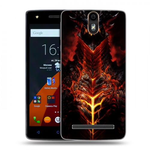 Дизайнерский силиконовый чехол для Wileyfox Storm World of warcraft