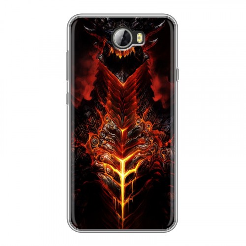 Дизайнерский силиконовый чехол для Huawei Y5 II World of warcraft