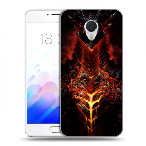 Дизайнерский пластиковый чехол для Meizu M3E World of warcraft