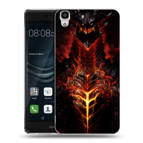 Дизайнерский пластиковый чехол для Huawei Y6II World of warcraft