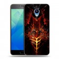 Дизайнерский пластиковый чехол для Meizu M5 World of warcraft