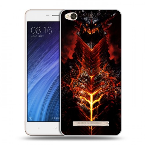 Дизайнерский силиконовый чехол для Xiaomi RedMi 4A World of warcraft