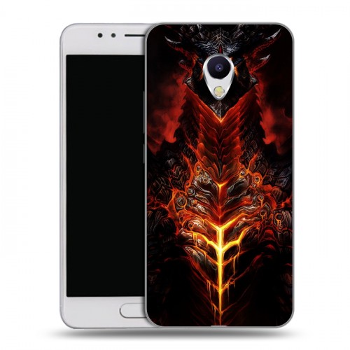 Дизайнерский силиконовый чехол для Meizu M5s World of warcraft