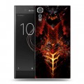 Дизайнерский пластиковый чехол для Sony Xperia XZs World of warcraft