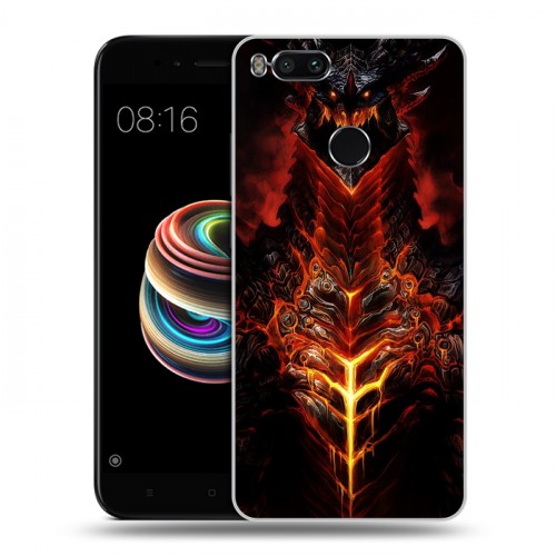 Дизайнерский силиконовый чехол для Xiaomi Mi5X World of warcraft