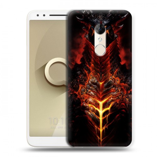 Дизайнерский пластиковый чехол для Alcatel 3 World of warcraft