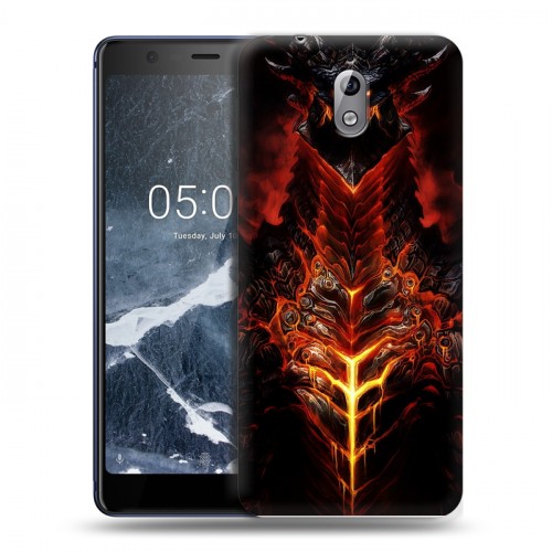 Дизайнерский пластиковый чехол для Nokia 3.1 World of warcraft