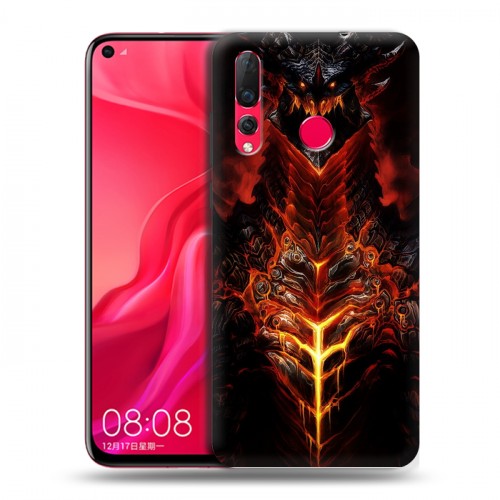 Дизайнерский пластиковый чехол для Huawei Nova 4 World of warcraft