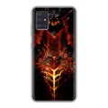 Дизайнерский силиконовый чехол для Samsung Galaxy A51 World of warcraft