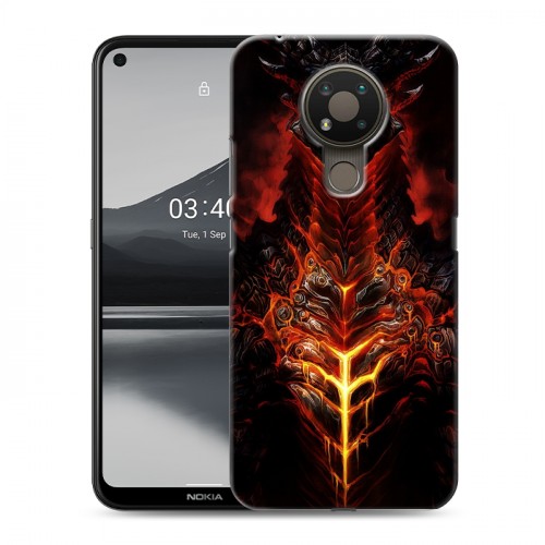 Дизайнерский пластиковый чехол для Nokia 3.4 World of warcraft