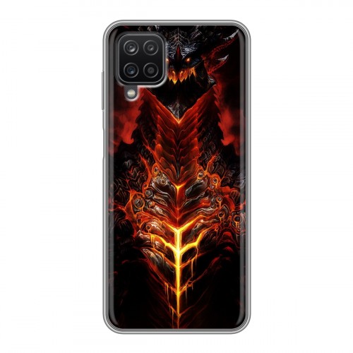 Дизайнерский силиконовый чехол для Samsung Galaxy A12 World of warcraft