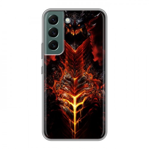 Дизайнерский силиконовый чехол для Samsung Galaxy S22 World of warcraft