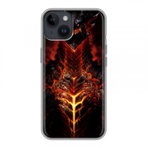 Дизайнерский пластиковый чехол для Iphone 14 World of warcraft