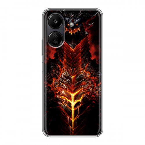 Дизайнерский силиконовый чехол для Xiaomi Poco C65 World of warcraft