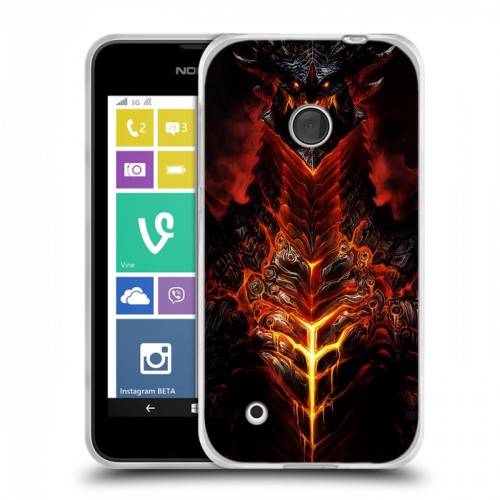 Дизайнерский пластиковый чехол для Nokia Lumia 530 World of warcraft