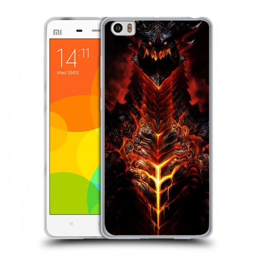 Дизайнерский силиконовый чехол для Xiaomi Mi Note World of warcraft